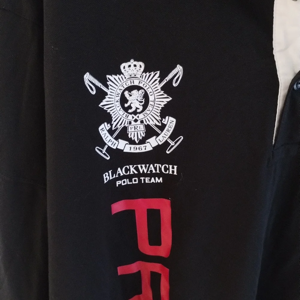 Polo Ralph Lauren Mens Blackwatch Polo Team Long Sleeve Shirt T-Shirt 3XL PRL 15 - Picture 3 of 9